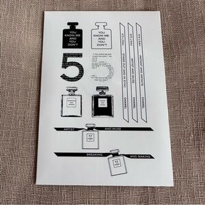 Rare! Chanel Set of 11 Temporary Tattoos NiP